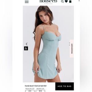 House of CB Christiana dress Light Jade